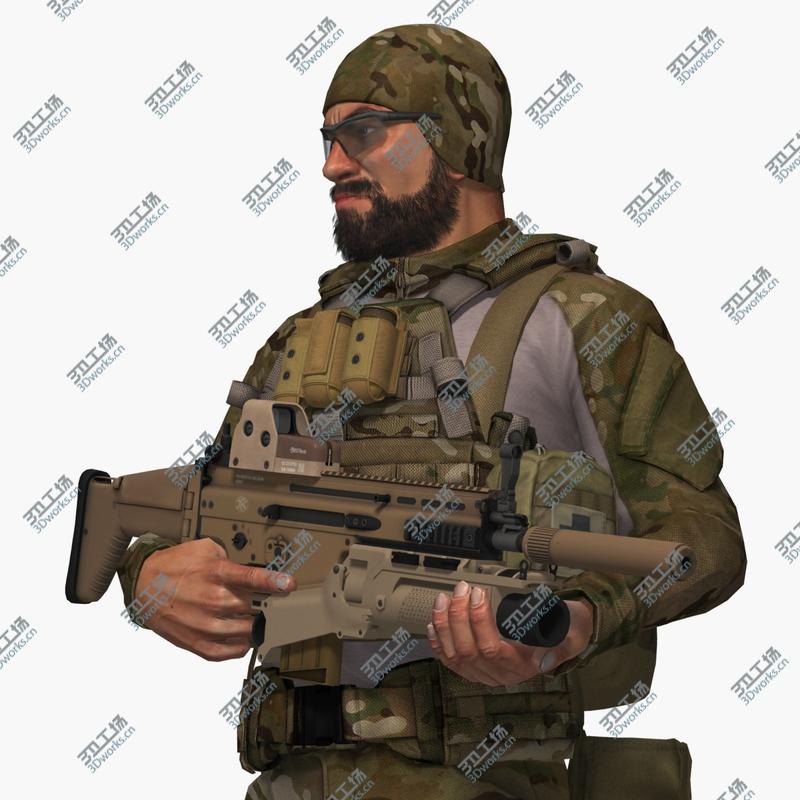 images/goods_img/2021040232/Military Male US Soldier Set Rigged 3D model/1.jpg